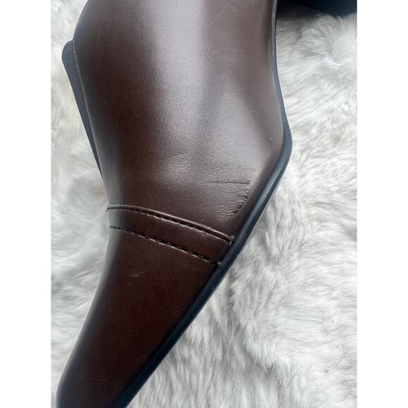 Laura Scott brown booties size 9 - Picture 5 of 6